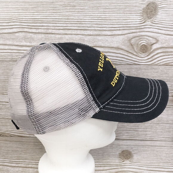 YELLOWSTONE DUTTON RANCH TV SHOW BLACK ADJUSTABLE MESH BASEBALL HAT CAP - Picture 9 of 12
